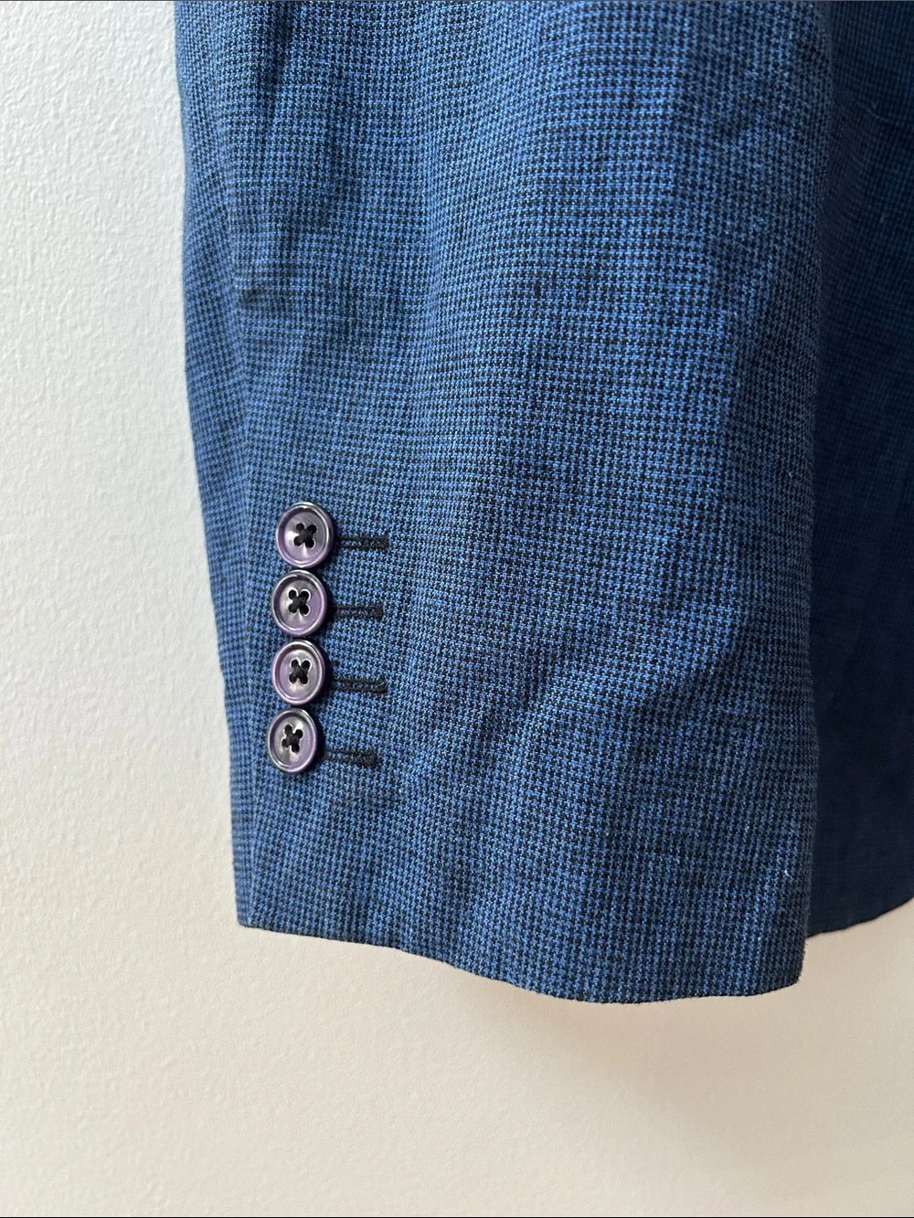 Greg Norman Collection Blue Linen Sport Coat